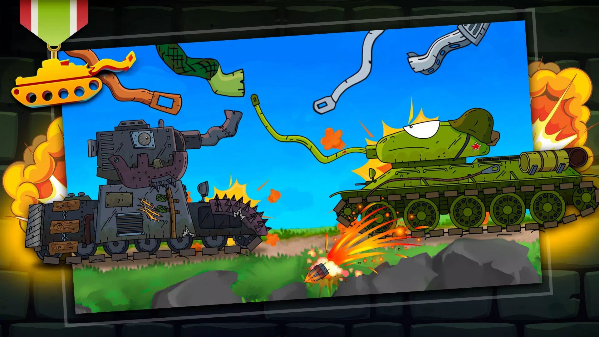坦克战争对决手机版游戏中文版（gerand tanks） v1.1